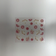 3D Sticker farbig weiss XF 427